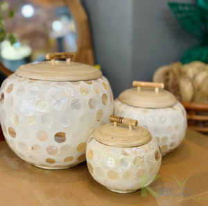 โถไม้ไผ่ย่อยสลายได้พร้อมฝาปิดเหมาะสำหรับผลิตภัณฑ์ดูแลผิวเติมผลิตภัณฑ์สมุนไพรและผู้ค้าปลีกที่มีจริยธรรม - Product Image 6