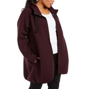 Giacca da Riscaldamento con Cappuccio Rossa Taglia 1X Plus per Donna Calvin Klein - Product Image 1