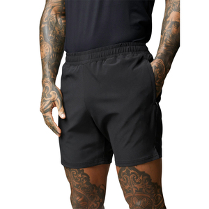 High Quality Men's <b>Black</b> <b>Beach</b> <b>Shorts</b> with Drawstring Elastic Waist Lightweight Fabric New Trending Casual Solid Pattern <b>Shorts</b> - Product Image 1
