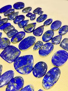 AAA + CALIDAD Natural lapislázuli jaspe piedras preciosas verde cabujón suelto para joyería curativa-venta al por mayor - Product Image 2