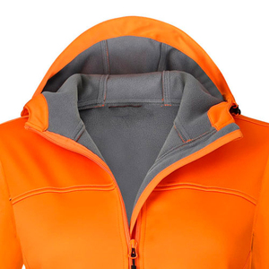 Chaqueta Softshell con capucha para mujer, abrigo impermeable a prueba de viento para exteriores, chaqueta Softshell para mujer, Forro cálido - Product Image 5