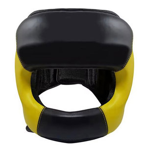 Protector de Cabeza de Cuero de Alta Calidad con Cobertura Total, Estilo Mejorado y Diseño Cómodo para Entrenamiento y Sesiones de Práctica - Product Image 1