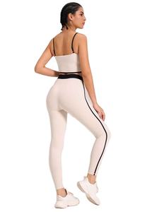 Conjunto de Yoga de Primera Clase, 2 Piezas, Sin Costuras, Tejido Doble Cara Cepillado, Resistente al Agua, Transpirable, para Fitness - Product Image 3