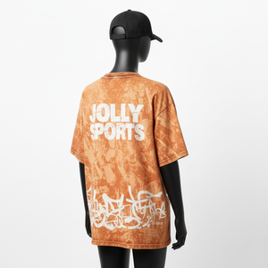 <b>Women</b> Acid Wash Shirts Heavy Cotton Fabric 210 GSM Breathable Soft Touch <b>Brown</b> Shade Custom Printed Logo Breathable - Product Image 5