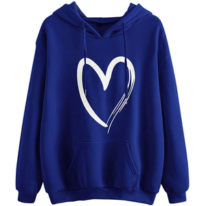 Sweat à capuche d'hiver respirant et lourd personnalisé pour femmes Capuche doublée en coton épais Meilleur design pour les femmes Impression numérique Service OEM - Product Image 5