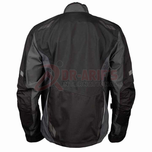 Veste imperméable personnalisée pour moto Veste de motard en textile Cordura durable avec logo Vêtements de moto et de course automobile - Product Image 5