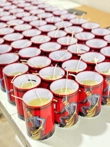 Wholesale 10oz Coconut Wax Scented <b>Candle</b> Luxury Tin Can Custom Private Logo Non-Toxic Smokeless Fast Delivery Christmas - Product Image 5