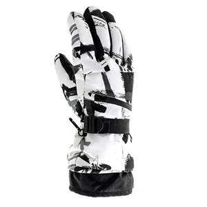 Fournisseur direct d'usine, gants de ski de qualité professionnelle, matériaux et couleurs demandés par les clients, gants de ski en cuir de haute qualité - Product Image 2