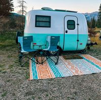 Mini-caravane tout-terrain en aluminium pas chère pour le camping en plein air, caravane mobile à vendre aux États-Unis et en Europe