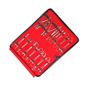 Kit d'outils de piercing corporel pour soins personnels, comprenant aiguilles d'ouverture et de fermeture, pinces à billes, pinces à perles, ensemble de 16 pièces avec pochette - Product Image 1