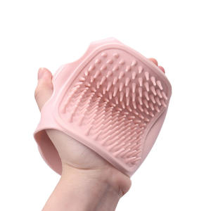 <b>Pet</b> Grooming Supplies Double-Sided Thermoplastic Rubber <b>Bath</b> Massage Gloves & Brushes for Cats Dogs - Product Image 4
