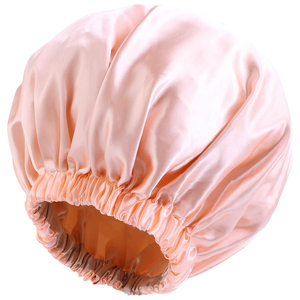 Gorro de satén de seda ajustable de alta calidad 2025, gorro de dormir impermeable, gorro de pelo de satén, gorro de noche, gorro de satén de doble capa para hombres - Product Image 2