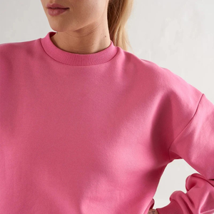 Sudaderas de Punto Personalizadas con Logotipo, Cuello Redondo, de Poliéster/Algodón, para Invierno, Bordado, Impresión por Transferencia de Calor, Sudaderas con Capucha para Mujer - Product Image 4