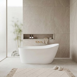 Baignoire autoportante rectangulaire Salvere FW-8822-67, moderne, installation facile, en acrylique, pour appartement - Product Image 3