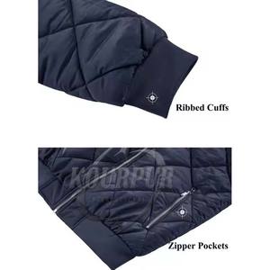 2025 alta calidad personalizada Chenille parches diseño Stand Collar hombres College Letterman chaqueta - Product Image 6