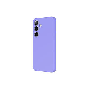 Étui de protection en silicone liquide lilas premium pour Samsung Galaxy S25 Plus, coque en silicone souple pour l'édition de lancement de Mara - Product Image 4