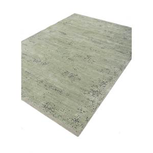 Alfombra Kavi Verde de Lana y Seda de Bambú Anudada a Mano, Diseño Teoría del Caos, 10mm, 100% Lana, Rectangular, para Hogar, Dormitorio, Pasillo, Esk-316 - Product Image 2