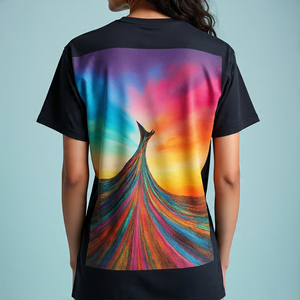 <b>Gym</b> Fitness Back Print T Shirts Women Solid Color Quick Dry Short Sleeve TShirt <b>Ladies</b> Back Printed Oversize Tee Shirts Women's - Product Image 3