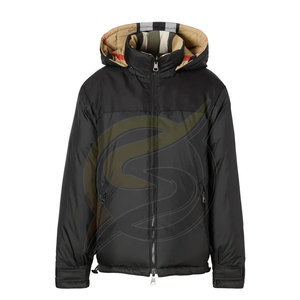 Veste d'hiver matelassée réversible pour homme, doudoune de qualité supérieure - Product Image 4