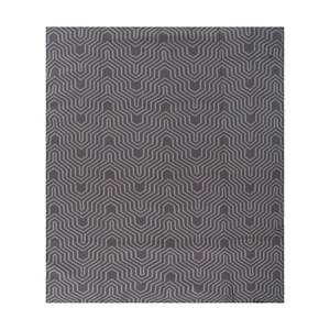 ผ้าห่มโพลีเอสเตอร์สีน้ำเงิน คอลเลคชั่นพรมจาอีปุร์ สหรัฐอเมริกา - Product Image 1