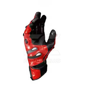 Gants de moto en cuir de vache véritable, nouvelle conception, gants de moto authentiques - Product Image 4