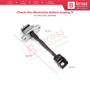 BDP1466 Butée de porte arrière avec limiteur pour Octavia MK2 A5 1Z3 1Z5 2004-2013 1Z0839249D - Product Image 5