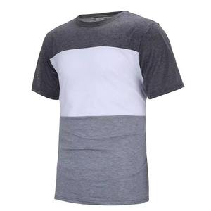 Ensemble de vêtements de sport d'été en coton pour hommes-T-shirt et short respirant personnalisables-Style t-shirt blanc tissé - Product Image 5