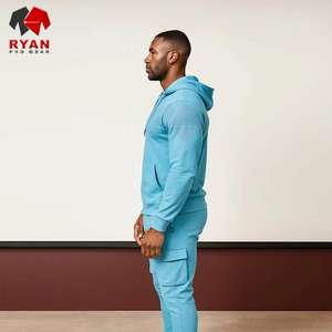 ชุดวอร์มผู้ชายแบบสั่งทำพิเศษ เนื้อผ้าสวมใส่สบาย ระบายอากาศได้ดี พร้อมโลโก้แบบกำหนดเอง ดีไซน์ ODM - Product Image 6