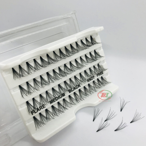 Extensiones de pestañas de ventilador de 0,07mm de alta calidad de Vietnam sin nudos con embalaje premium y suministros gratuitos - Product Image 1
