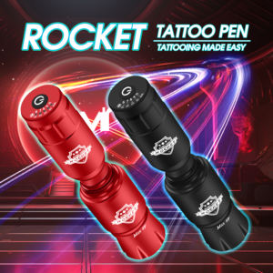 Máquina de tatuaje de cohete explosivo transfronterizo actualización tatuaje inalámbrico pluma corta tatuaje en una máquina - Product Image 3