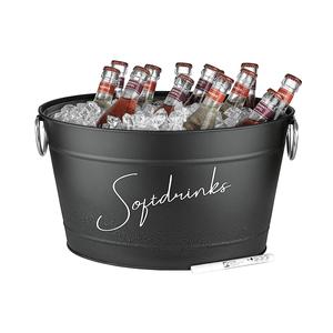 APS Ice Bucket with <b>Plastic</b> Insert Single Beverage Tray - Product Image 2