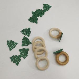 Anneau de serviette en jute vert artisanal pour une table de fête élégante pour enfants et une décoration de table ludique, vente en gros en provenance d'Inde - Product Image 5