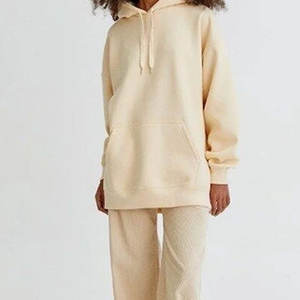 Sweat à capuche surdimensionné pour femme en grande quantité, de meilleure qualité supérieure, sweat à capuche surdimensionné respirant pour femme avec impression de logo personnalisé - Product Image 4