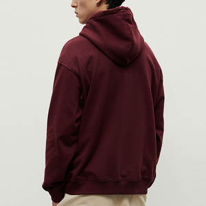 Vente chaude bonne qualité hommes à capuche vente en ligne basique coton mélangé couleur attrayante hommes surdimensionné à capuche - Product Image 3