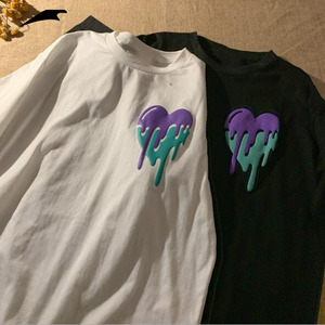 เสื้อยืดแขนยาวผ้าสแปนเด็กซ์คอตตอนปักลายแบบทำตามสั่ง,เสื้อยืดคอกลมพิมพ์ลายโลโก้ปี2021สำหรับผู้ชายปริมาณเรียบง่ายจากจิน - Product Image 1