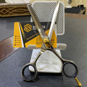 Ciseaux de coiffure professionnels pour barbier, série Razor Edge, acier inoxydable japonais 4Cr13, pour droitiers, lame tranchante, pointe moyenne - Product Image 6