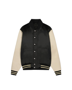 Veste en satin d'hiver personnalisée avec logo brodé de haute qualité pour hommes OEM 2026 - Product Image 3