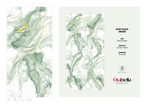 600x1200mm Golden Lilies Parquet Carreaux de porcelaine pour la décoration de la maison Pierre frittée Polie Glacée Dalle Lustre Brillant - Product Image 5