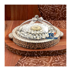 Support de gâteau en nacre élégant le moins cher pour l'affichage de desserts du Ramadan et la présentation de cadeaux en vrac - Product Image 1