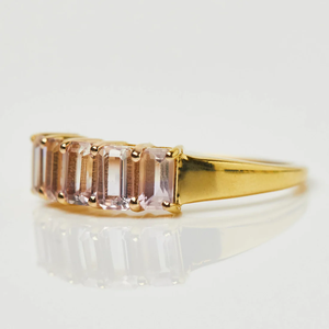 แหวนหิน ametrine สีเงินสเตอร์ลิง925ทึบเครื่องประดับแฟชั่นสำหรับงานแต่งงานงานเลี้ยงวันวาเลนไทน์ขายส่งจำนวนมาก - Product Image 1