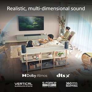ทีวีสมาร์ท LED ขนาด 55 นิ้ว 4K Ultra HD Full Array พร้อมจอแสดงผล HDR และชุดซาวด์บาร์ระบบเสียงรอบทิศทาง 3.1 แชนแนล - Product Image 2