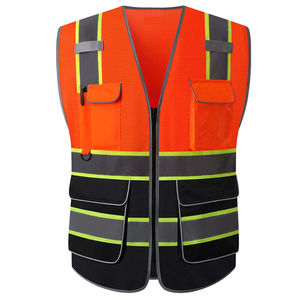 Gilet de sécurité durable et lumineux avec logo personnalisé en gros, doté d'un ruban réfléchissant, améliore la visibilité dans toutes les conditions - Product Image 5