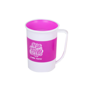 BPA-Free Printed <b>Plastic</b> Coffee Mug Two-Tone Reusable <b>Drinking</b> <b>Cup</b> Side Handle School Canteen Family Dining Tableware Bulk - Product Image 4