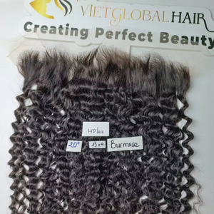 ผมเวียดนาม13x4แบบใสสำหรับลูกไม้หน้าผากพม่าและกัมพูชาผมหยิก - Product Image 2