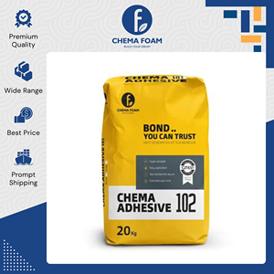 Adhesivo para Azulejos Chema Resistente al Agua de Distribuidor Confiable 102 Precio al por Mayor para Uso en Pisos y Paredes Interiores y Exteriores - Product Image 2