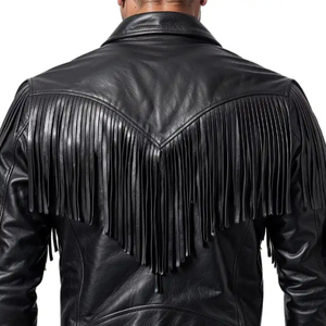 Best Customized Genuine Sheepskin Winter Puffer <b>Jacket</b> for <b>Men</b> <b>Leather</b> <b>Jacket</b> Design <b>Men</b> Style <b>Leather</b> <b>Jacket</b> with Fur Collar - Product Image 2