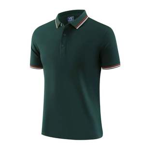Polos baratos para hombre, camiseta Polo de algodón de manga corta con logotipo personalizado, ropa de negocios informal, suministro a granel, precio de fábrica al por mayor - Product Image 1