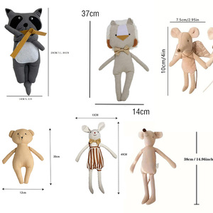 Pupazzo in tela a forma di anatra per bambini, cuscino a forma di gallo per neonati, giocattolo di peluche rilassante in cotone PP, decorazione per la cameretta dei bambini - Product Image 4