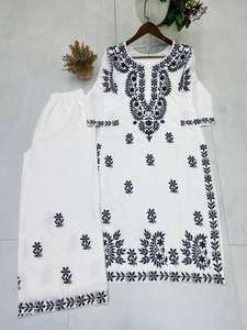 Premium designer running wear <b>kurta</b> plazzo <b>set</b> with elegant embroidery work <b>for</b> <b>women</b> daily use fashion wholesale oem odm - Product Image 3