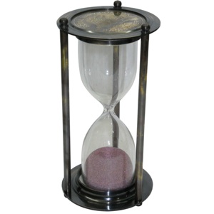 Minuterie de sable Boussole Article en métal Bonne qualité Design unique Table Article en laiton Sablier Maritime Article promotionnel Laiton nautique - Product Image 4